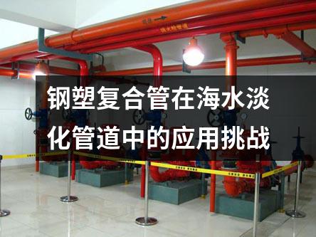 鋼塑復合管在海水淡化管道中的應用挑戰